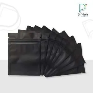 custom black mylar bags