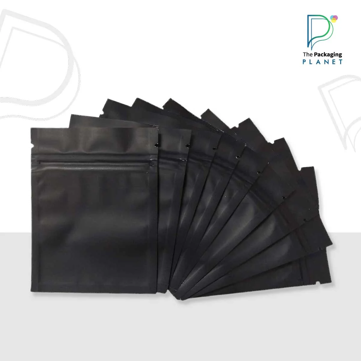 custom black mylar bags