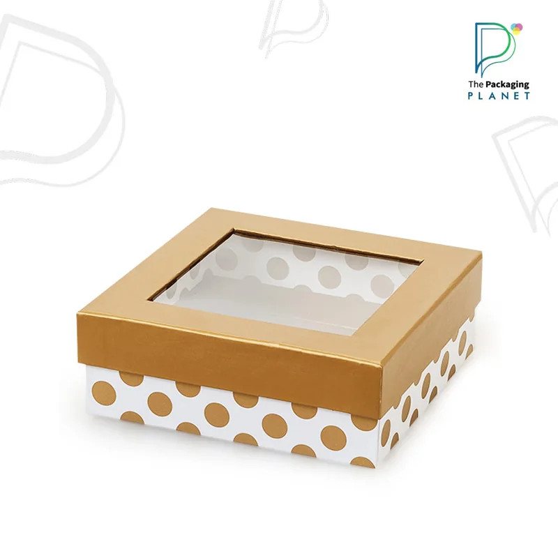 Custom Gourmet Rigid Window Boxes Wholesale
