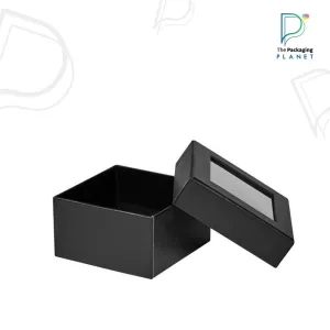 Custom Kraft Rigid Gourmet Window Boxes