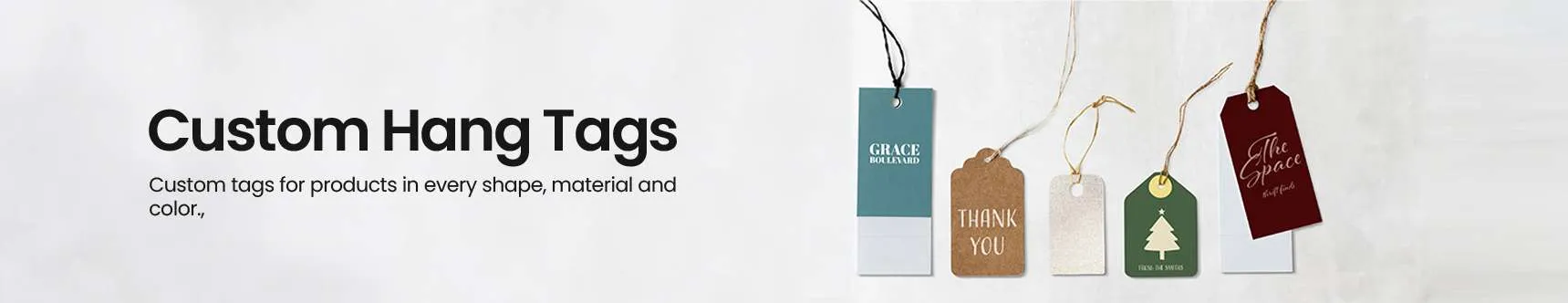 Custom hang tags