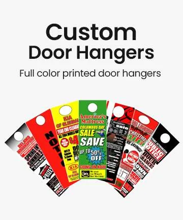 custom door hangers wholesale